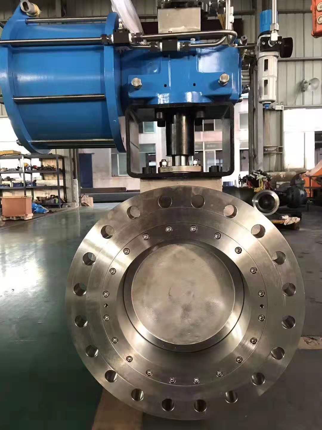 Double Offset Butterfly Control Valve Lapar Control Valve